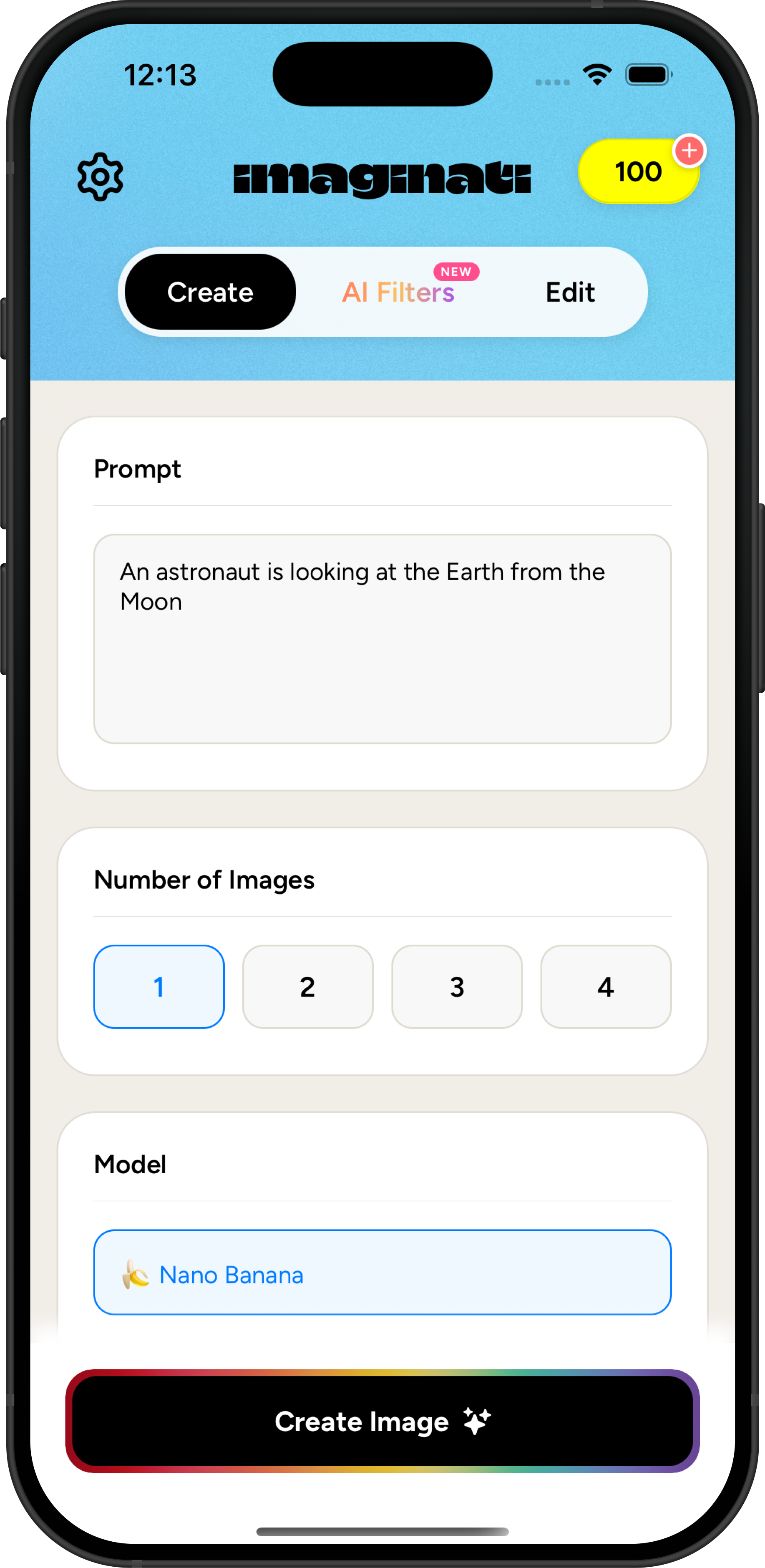 Imaginati app screenshot